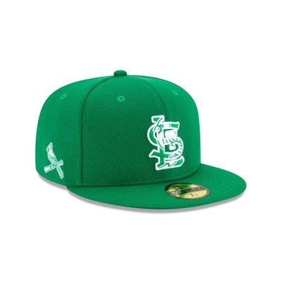 St. Louis Cardinals Gorra | New Era MLB St Patricks Day 59fifty Fitted Cap Mexico - Verdes
